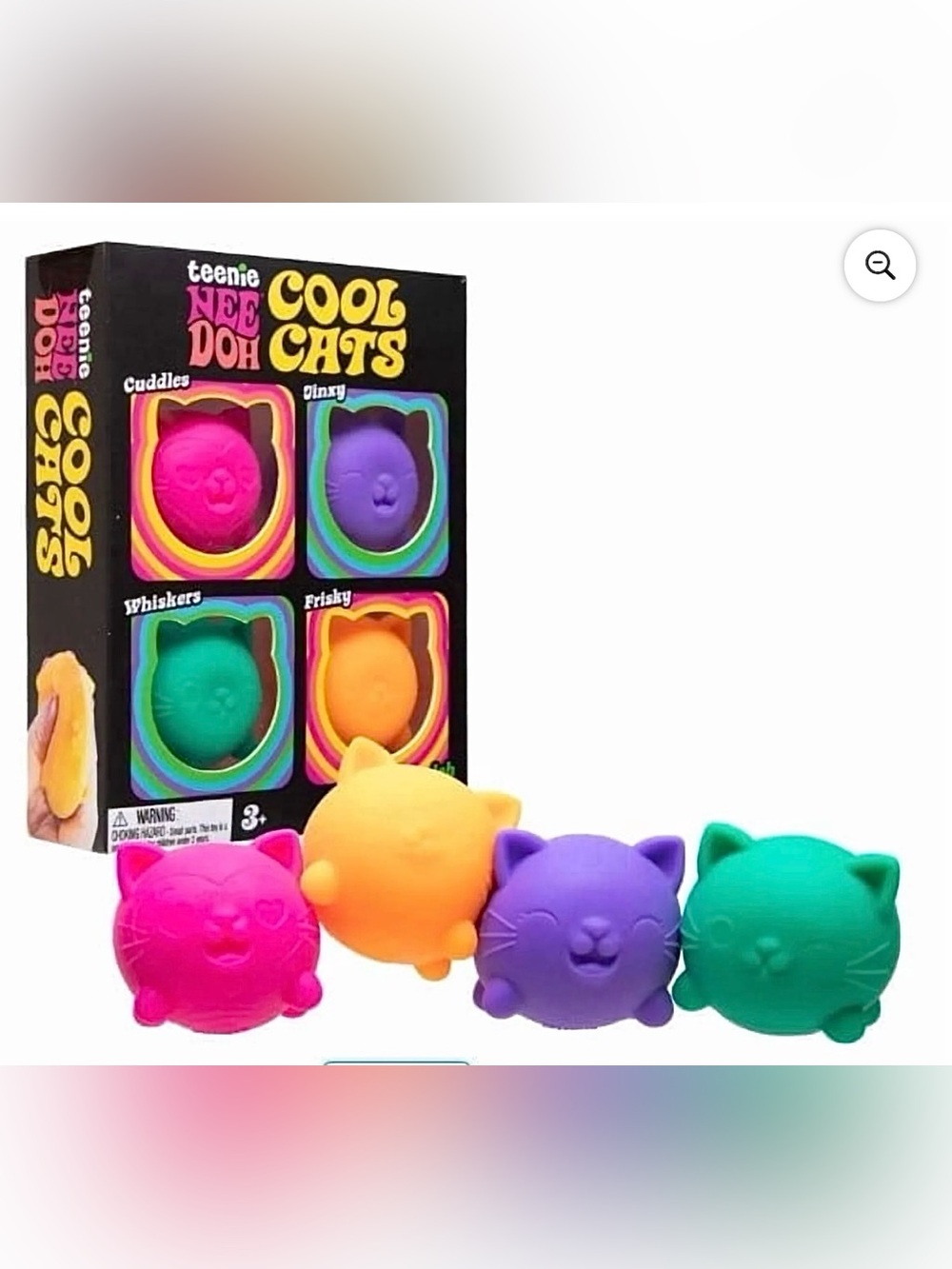 Needoh Teenie Cool Cats - 4 pack - NEW IN BOX